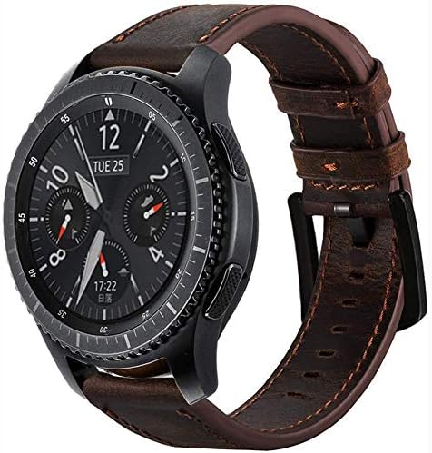 להקת Watch Mrotech תואמת ל- Samsung Galaxy Watch 3 45 ממ/צפייה 46 ממ/Gear S3 Frontier/להקות החלפה קלאסיות,