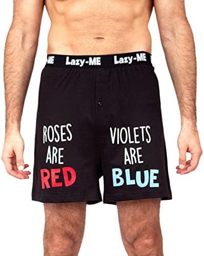 עצלני לי גברים מצחיקים במכנסיים קצרים תחתונים הומוריסטיים, מתנות איסור פרסום בשבילו