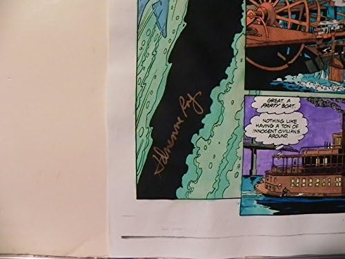 בלשי קומיקס 677 עמ'.15 באטמן קומיקס הפקה אמנות חתום אדריאן רוי קואה
