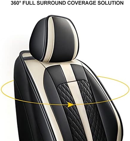 מכסה מושב מכונית עור בהתאמה אישית של Yajomi מתאים ל- Acura TL 2000-2014 עם מכסה רכב ללא החלקה עמיד למים מכסה