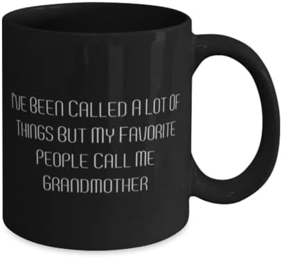 קראו לי הרבה דברים אבל האנשים האהובים עלי 11 עוז 15 עוז ספל, סבתא נוכחת מנכד, כוס מגניבה לסבתא, ספל סבתא, כוס