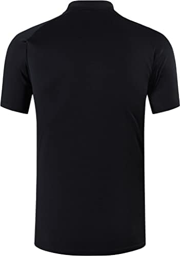 3 חבילות של Sportides גברים מהיר יבש בכושר יבש ספורט חולצת טי טריק חולצה חולצת חולצת חולצה צמרת