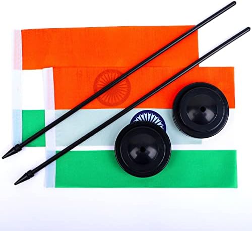 FWIW הודו דגל ההודי דגל שולחן הודו דגל מיני הודו הודו דגלים שולחן משרדים עם בסיס מעמד, קישוטי אירועי