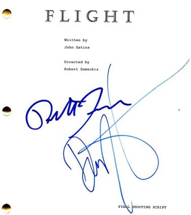 דנזל וושינגטון ורוברט זמקיס חתמו על חתימה - תסריט סרטים מלא בטיסה - מליסה ליאו, ג'ון גודמן, דון צ'ידל,