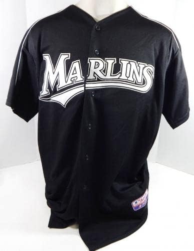 2003-06 פלורידה מרלינס 36 משחק נעשה שימוש בג'רזי שחור BP ST XL DP26358 - משחק משומש גופיות MLB