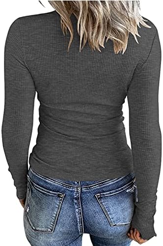 חולצות שרוול ארוך של נוקמופו לנשים טמפרמנט אופנה טמפרמנט תחרה O-צווארון כפתור חולצה מודפסת חולצה מתאימה