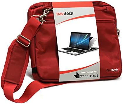 Navitech אדום 11.6 אינץ 'מחשב נייד/מחברת/תיק אולטרה-סיב