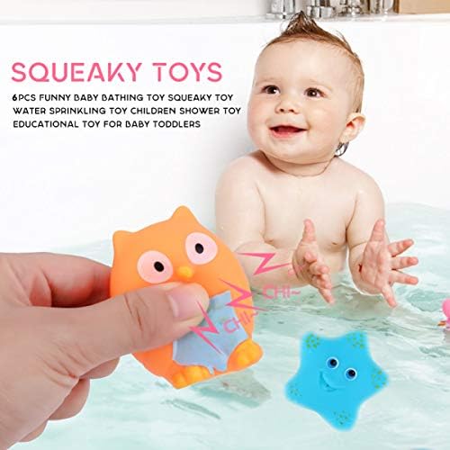 6 יחידות תינוק לילדים PSD מפזרים אמבטיה אמבטיה צף בנים סגנון מילוי חוף הים לומד בעלי חיים סקוורטר צעצוע ילדים: