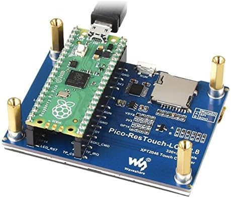 ST7789 מגע התנגדות כובע מסך תצוגה LCD כובע מודול עבור RPI עבור אביזר Raspberry Pi Pico