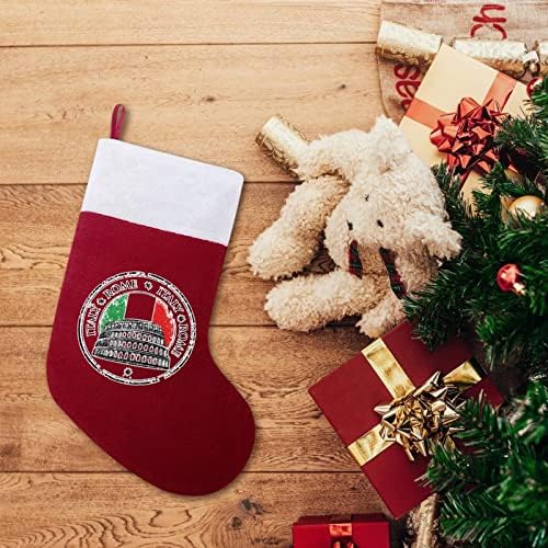 רומא קולוסיאום חג המולד תלויים גרבי גרביים לעץ עץ חג המולד תפאורה ביתית של חג