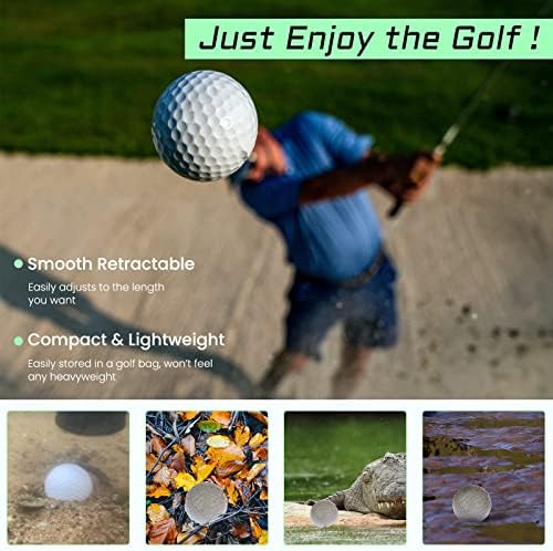 כדור גולף רטריבר טלסקופי למים, 6.7ft Ball Ball Retriever כלי גולף חוטף גולף אביזרים מתנה לגברים גולף נשים,