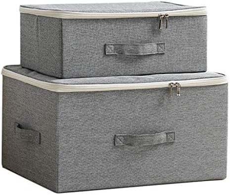 קופסאות אחסון, שמיכת בגדים שמיכת שמיכה מארגן קיבולת קופסאות-גדולות עם ידית מזוין ורוכסן יציב למצעי