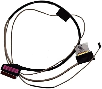 מחשב נייד מסך כבל חוט תצוגת כבל הוביל כבל חשמל וידאו מסך להגמיש חוט עבור דל אינספירון 3585 שחור 0