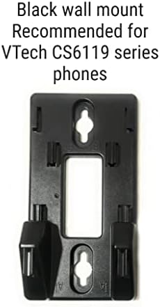 סוגר קיר טלפון אלחוטי סוגר הרכבה - תואם לרוב הטלפונים הביתיים של VTech & AT&T