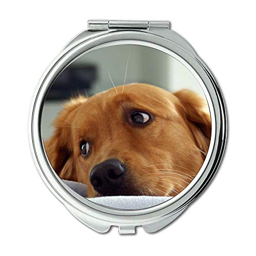 מראה יאנטנג, מראה עגולה, כלב חמוד כלב חמוד הורדה חינם, מראה כיס, 1 על 2 מגדלת