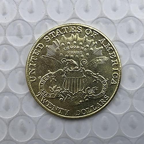 עדה מטבע מבוזר מטבע מבוזר האהוב מטבע 1898 אמריקאי חירות נשר מטבע זהב-מצופה עותק מטבע הנצחה מטבע אוסף