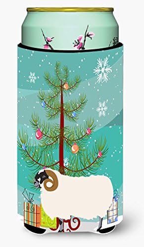 אוצרות קרוליין BB9340TBC כבשים שחורות סקוטי שחורות חג המולד לחג המולד גבוה, טורזות, פחית שרוול קריר