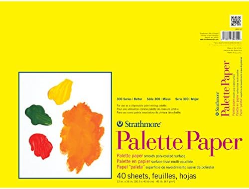 Strathmore 300 PALETTE PARETE PAID, כביש קלטת, 12X16 אינץ ', 40 גיליונות - נייר אמנים למבוגרים