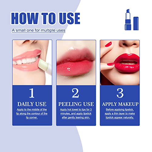 שפתון נקי לחות שפתון עבור סדוק סדוק או שפות יבשות פרבן וסיליקון משלוח מזין שפתון מקל נוגד חמצון-עשיר