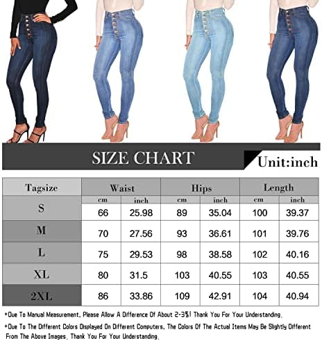 קונמי נשים מפותלת גבוהה מותן למתוח התחת הרמת סקיני קולומביאני ג ' ינס