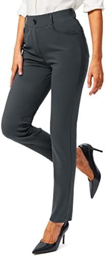 נשים יוגה שמלת מכנסיים עם כיסים 26/28 / 30 למתוח עבודה חותלות לנשים סקיני מכנסיים עבור משרד מזדמן