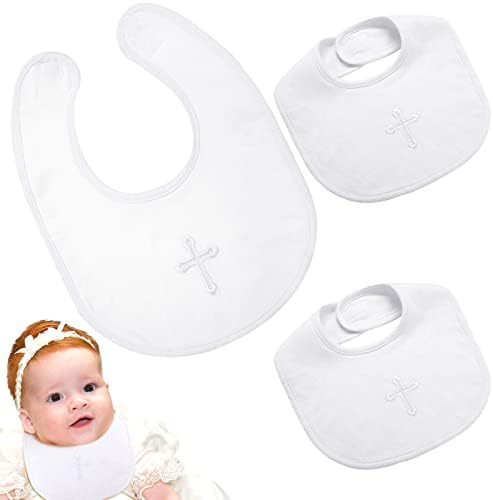 3 חתיכות ביבנות לבנות לבנות טבילה לתינוקות תלבושות תלבושות תינוקות תינוקות תינוקות ללינה בנים תינוקות רקומים