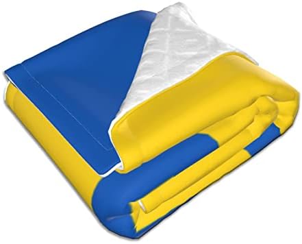 דגל של שמיכות אוקראינה סוודר סופר רך שמיכת תינוקות תינוקות שופע תינוקות 30 x40
