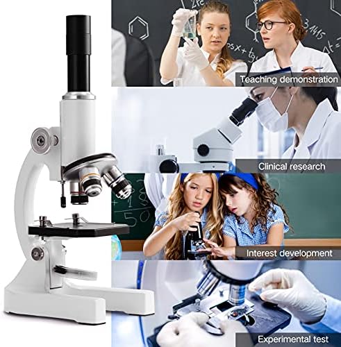 מיקרוסקופ אופטי 64-2400 משקפת ילדי בית ספר יסודי מדע ניסיוני ביולוגיה הוראה מיקרוסקופ מתנות
