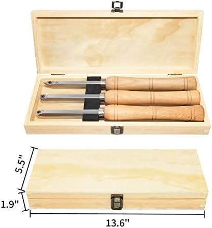 3 יחידות קרביד טיפ עץ מחרטה הפיכת כלים, מיני-גודל עץ הפיכת כלים עבור מחרטה סט
