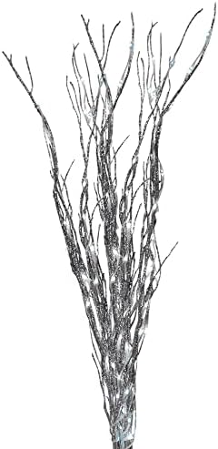 Brite Star 60 lt מורפינג רסיס נצנצים עץ נזרד מסגרות חוט חיצוניות, לבן טהור