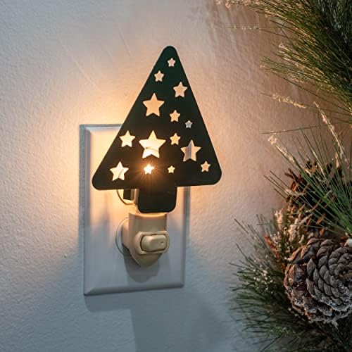 בית אוסף כוכבים חג המולד לילה אור, מנורה, 4.5-אינץ גובה