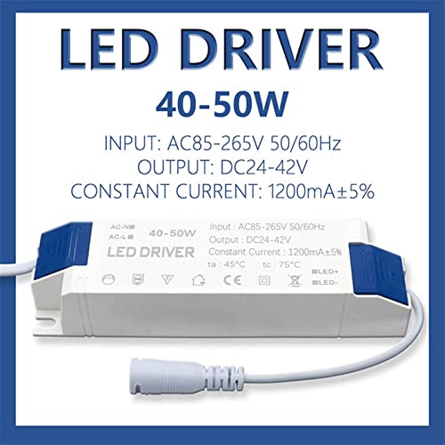 LED גווני 40-50W לוח מנורת פנל אספקת חשמל תאורה שנאי DC24-42V פלט AC85-265V 1200MA 1500MA LED DRIVER