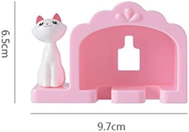 Cabilock בחינם מחזיק אחסון לחתלתול מחזיק חדר אמבטיה מברשת שיניים לחתול אגרוף רכוב על אגרוף הרכבה על מתלה