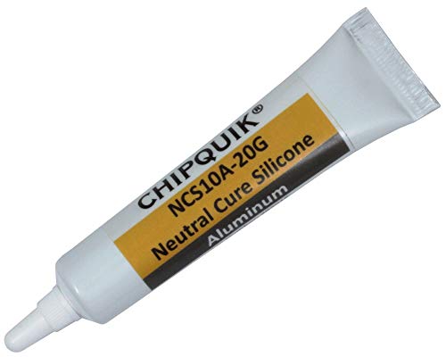 Chip Quik NCS10G-20G ריפוי ניטרלי תרופה דבק סיליקון איטום 20 גרם צינור סחיטה לניתוק דיוק