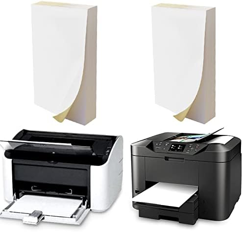 N/A 500 PCS A4 דבק עצמי הדפסה עצמית מדבקה למדפסת דיו