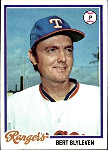 1978 Topps 131 Bert Blyleven Texas Rangers Ex/MT+ Rangers