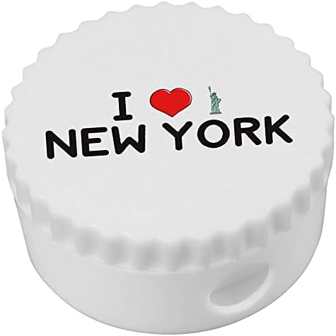 Azeeda 'אני אוהב את ניו יורק' מחדד עיפרון קומפקטי