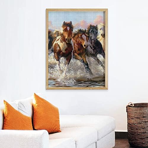 ציור שמן סוס יהלומי ציור ערכת אמנות תמונות עשה זאת בעצמך תרגיל מלא בית אביזרי מבוגרים מתנה עבור בית קיר תפאורה