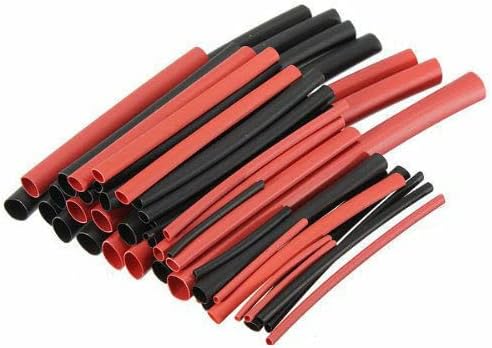 יחס 42 יחידות 6 מידות גדלים 2: 1 אדום שחור פוליולפין H-Type Heat Shink צינור