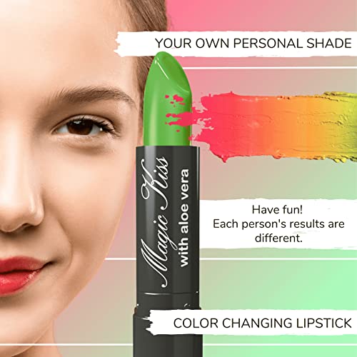 קסם נשיקה צבע שינוי מט 6 חתיכה שפתון סט חדור עם אלוורה תוצרת ארהב