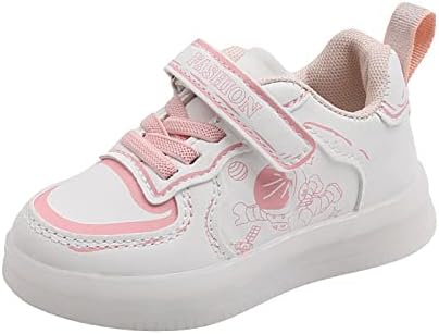 ילדי נעליים הוביל תאורה נעליים יומיומיות בני בנות סטודנטים לבן ורוד חמוד רך בלעדי ספורט נעל גבוהה חולצות עבור