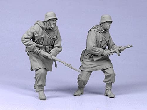 גודמואל 1/35 מלחמת העולם השנייה גרמנית חייל לחימה שרף חייל דגם ערכת / אינו מורכב ולא צבוע מיניאטורי