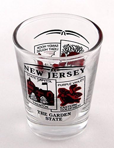ניו ג ' רזי המדינה נוף אדום חדש ירה זכוכית