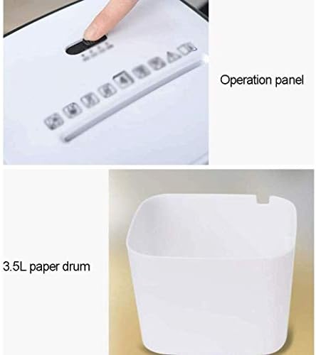 מגרסת נייר צולבת של ZldQBH, קיבולת 4 גיליון, 2 דקות חובה רציפה, טכנולוגיה היברידית בלעדית