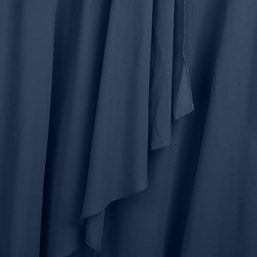 שמלות קיץ מזדמנים של נשים אלגנטיות A-Line High High Chiffon Midi Low שמלת חצי שרוול מתאימות ומתלקות