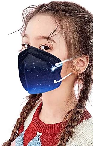 מסכת פנים חד פעמית של ג ' מטרי 10 יחידות לילדים, מסכות הדפסה חמודות כיסוי פנים מסכה נוחה לנשימה לילד בן 2-10