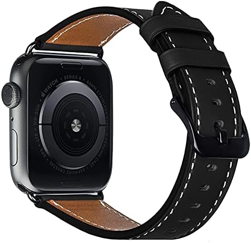 רצועות שעון עור של AlaDrs תואמות להקת Apple Watch 49 ממ 45 ממ 44 ממ 42 ממ, להריכת כף יד להחלפה עבור
