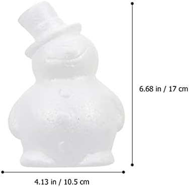 קישוטי חג המולד באנגו שלג איש שלג קצף לבן איש שלג: יצירת DIY צורות קצף חג המולד 3 יחידות חג המולד דוגמנות