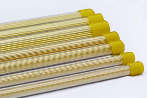 10 חתיכות של EDM קידוח אלקטרודה פליז צינור OD 1.5 ממ x 400 ממ