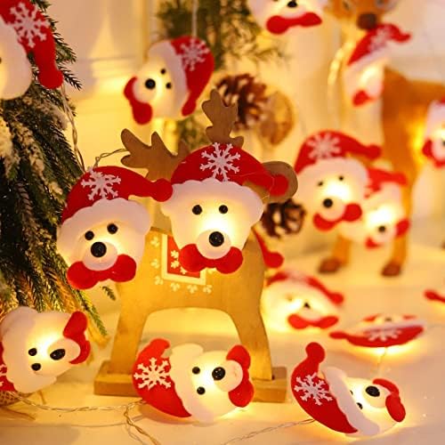 מנורת מיתר דוב חג המולד LED LED סוללה המופעלת על סוללות אגדות מנורה לחג המולד קישוט מתאים למסיבת